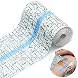 Transparent Stretch Adhesive Bandage Waterproof Bandage Clear Adhesive Bandages Dressing Tape for (6...