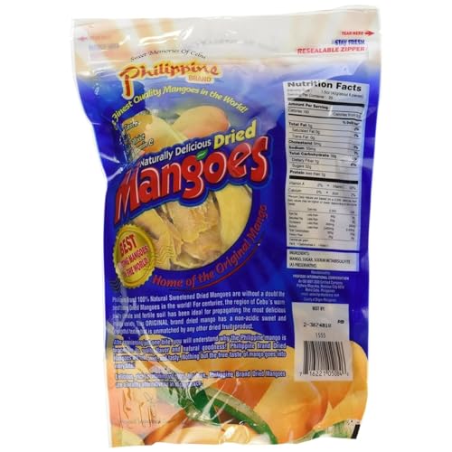 Philippine Phillippine Brand Naturally Delicious Dried Mangoes Tree Ripened Value Bag 30 Ounces thumb #1