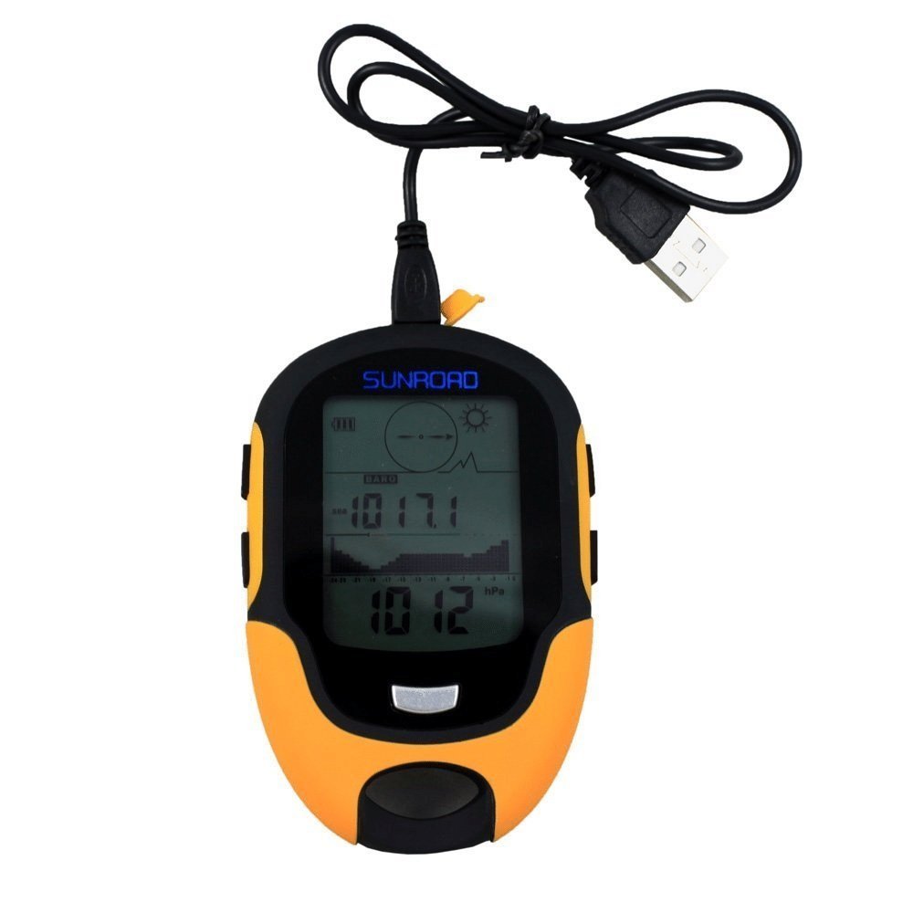 Digital multifunción altímetro barómetro Brújula para Deportes al Aire Libre (Sunroad Modelo fr-500)