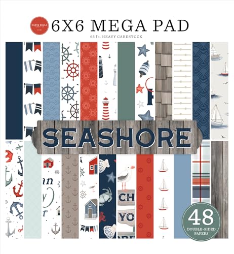 Seashore Cardmakers Mega Pad Echo Park fini le gaspillage de papier