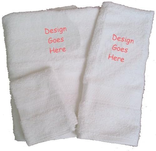 Bath Towel Set with Embroidered Christmas Horse