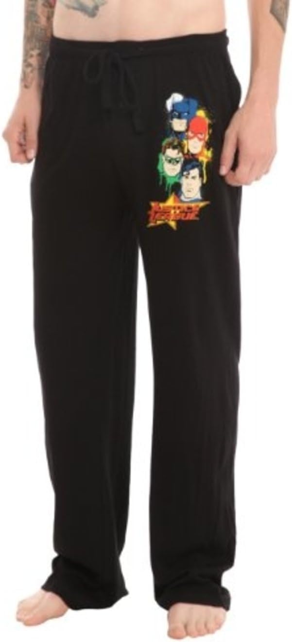 Justice League Superhero Pajama Lounge Pant Batman Flash Superman Green Lantern