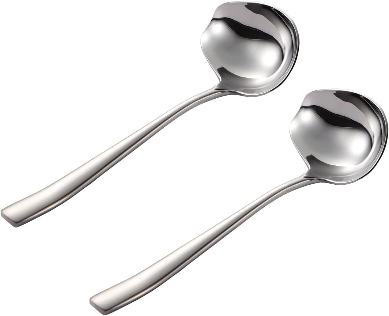 Wenkoni Small Sauce Ladles With Pouring Spout, 18/10 Stainless Steel 7.