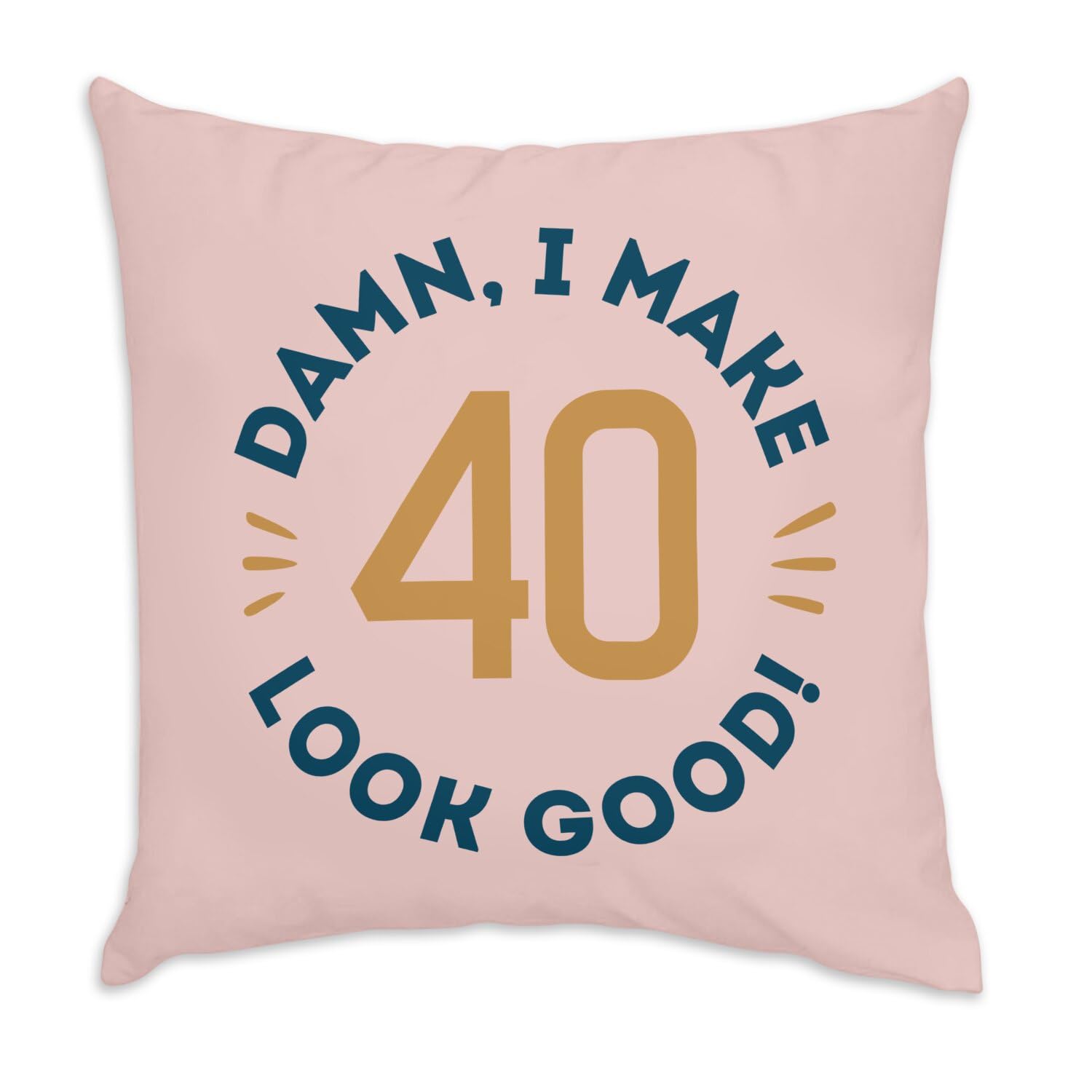 Coussin en velours rose 40 x 40 cm au toucher doux et élégant