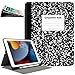Ipad Air 1/2 Case, Ipad 9.7 Inch 2017/2018 Case, Vimorco Pu Leather Cover with Multi-Angle View Stand, Ipad 5th/ 6th Generation Smart Cover with Auto Wake/Sleep Function, Composition Book