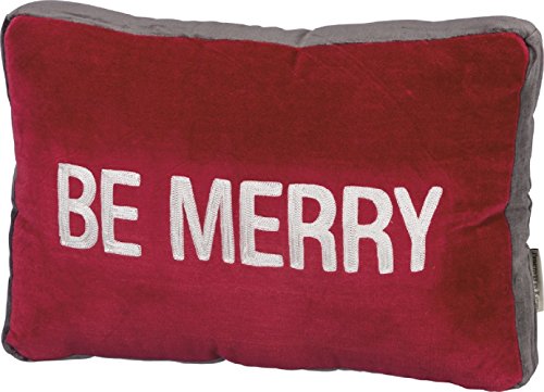 Primitives by Kathy Velvet Pillow Be Merry Bed Accents
