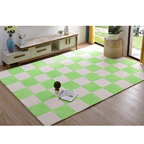 ベビーマット おしゃれ シンプル ふわふわ 大判 ジョイントマット カラー 抗菌 床暖房対応 ジョイント マット 赤ちゃん 31*31*0.6*40 ベビー フロアマット 防音 厚手 プレイマット 軽量 新生活 リビング 防ダニ加工 ラグ カーペット