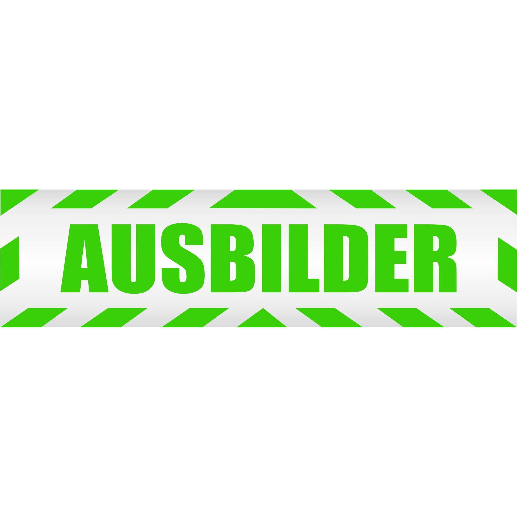 INDIGOS UG - Targhetta magnetica misura 45 x 12 cm verde fluo – Pellicola magnetica per auto – camion – camion – cantiere – azienda