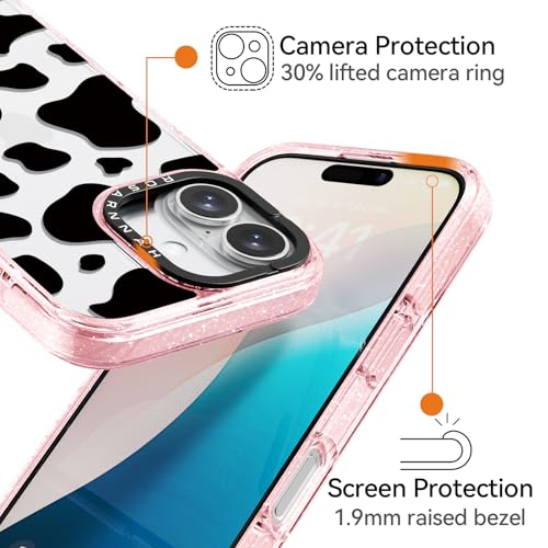 Coque iPhone 16 antichoc 2m Rosarnnah durable et robuste rose - 3