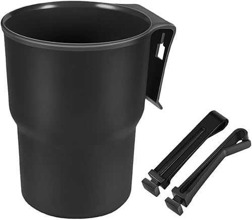 Portavasos colgante para automóvil, organizador multifunción con clip de ventilación de aire, soporte de bebida para puerta de ventana automática