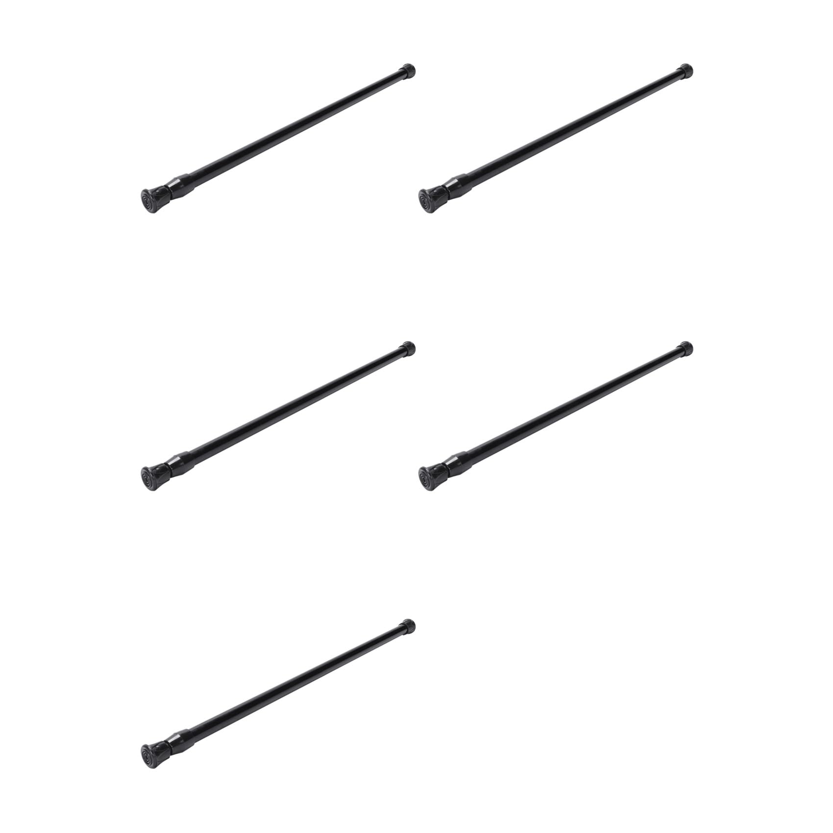 Hndhbfgrt 5X Spring Extendable Loaded Curtain Rail Pole Telescopic Bath Window Tension Rod,40-70Cm