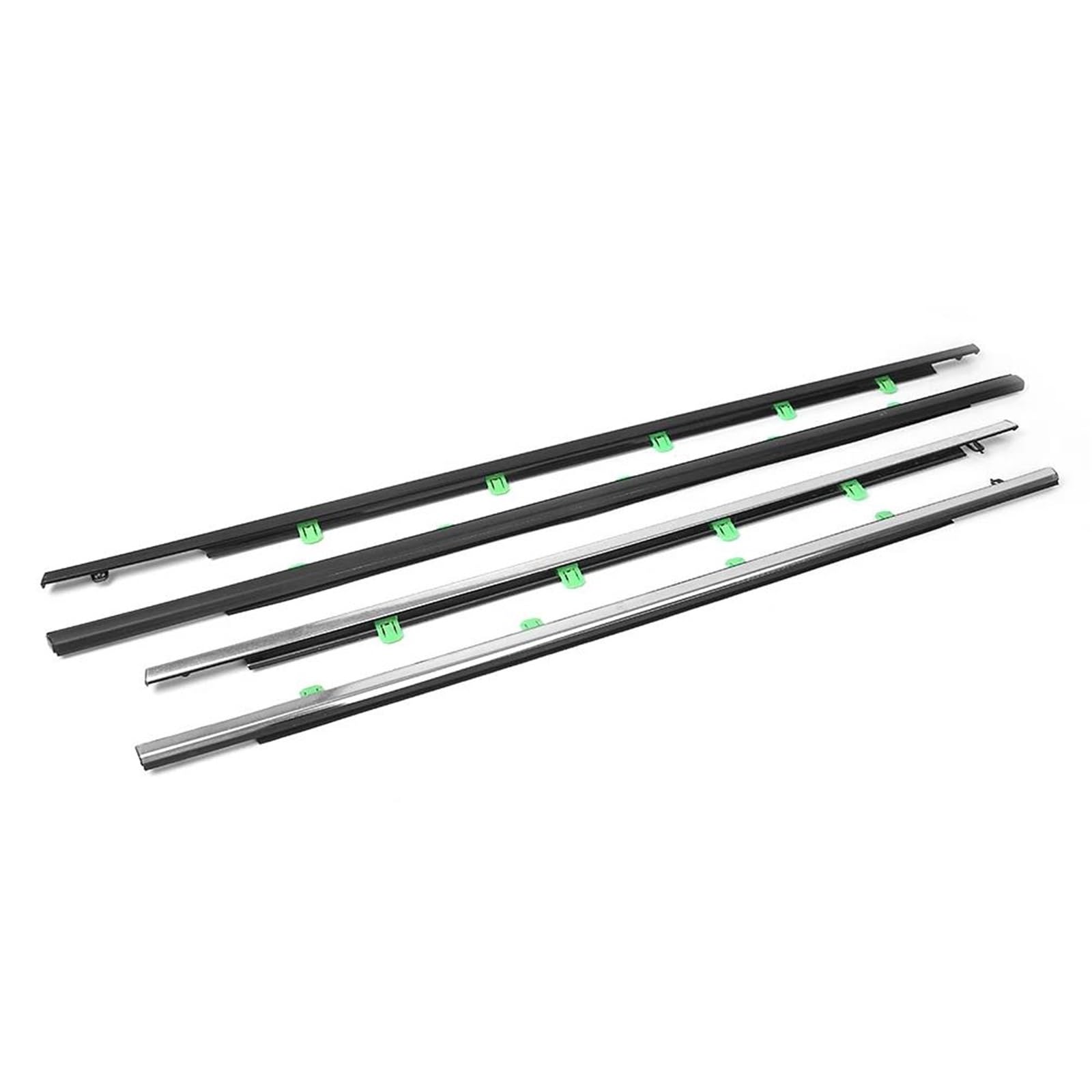 Csspdm One Color Car Outside Window Moulding Weather Seal Strip Wind Deflector Rainbars Set For Cr-V Crv 2012 2013-2016 72410T0aa01