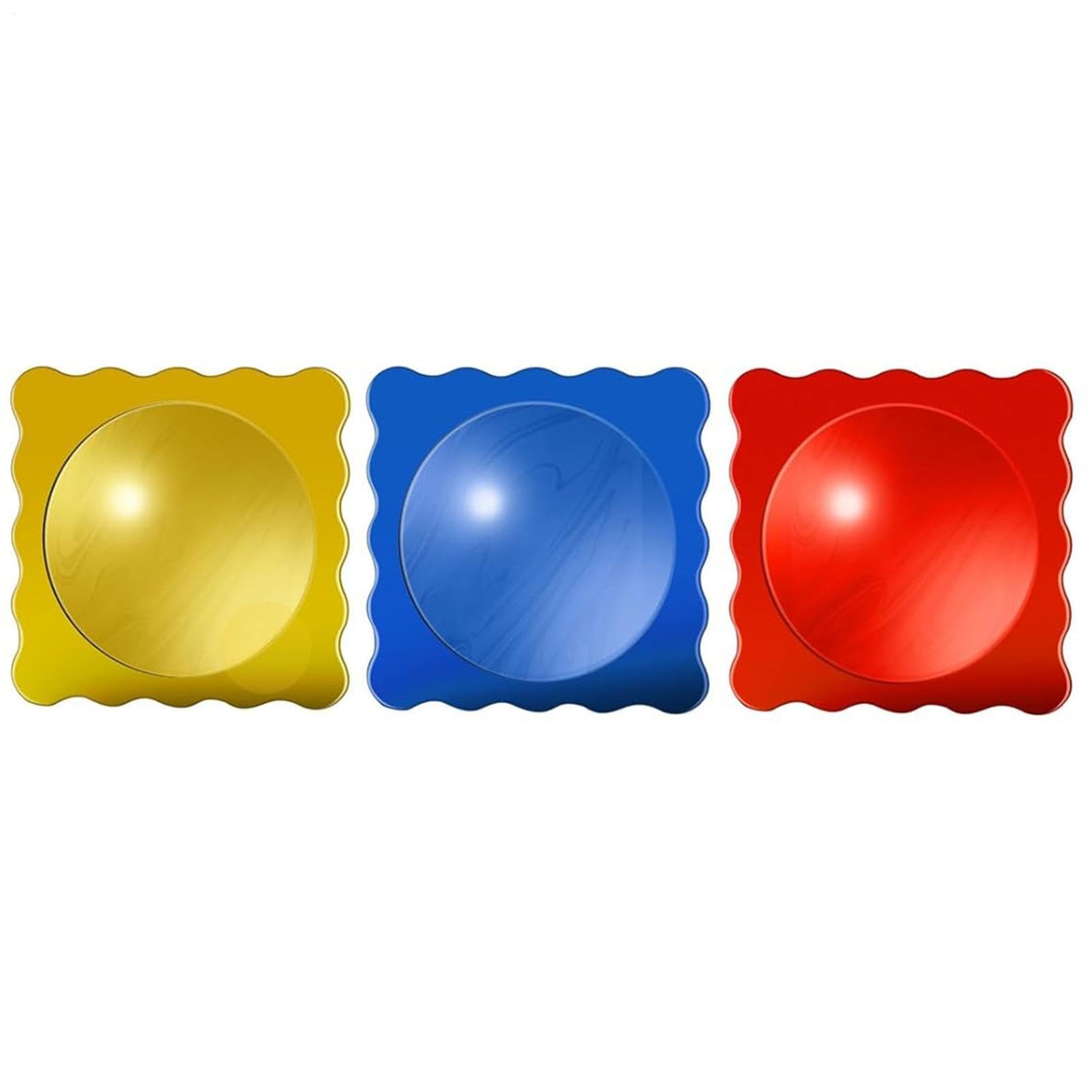 Miroir à bulles pour salle de jeux et école maternelle décoration ludique d'angle