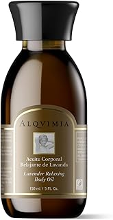 Alqvimia | Aceite Corporal Relajante de Lavanda | Protege y Tonifica la Piel mientras Relaja el Cuerpo y la Mente | 150 ml