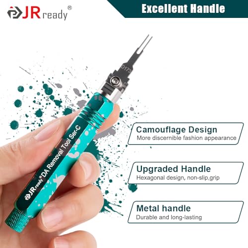 Image of JRready ST5255-05 Pin Extractor Tool Kit, Terminal Removal Tool with 5PCS Replacement Tips, for Molex Mini-Fit Jr., Micro-Fit 3.0,3P /4P PC Fan, AMP Micro Mate-N-Lok Series Connectors