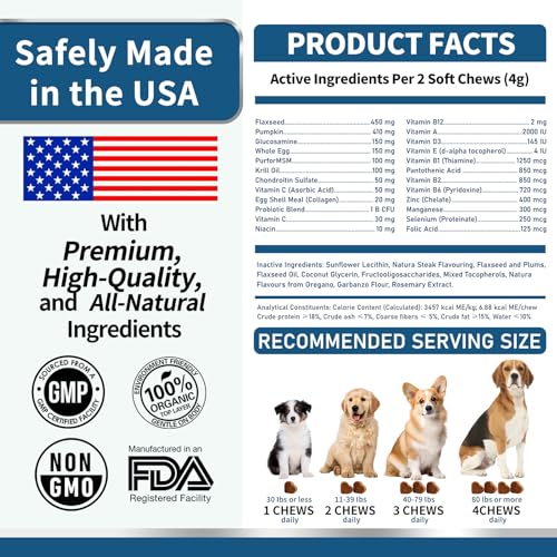 WONTECHMI-Dog-Multivitamin-Glucosamine-Chondroitin-for-Dogs-Krill-Oil-Probiotics-Dog-Vitamins-and-Supplements-for-Heart-Hip-Joints-Immune-Health-Digestion-Skin-Coat