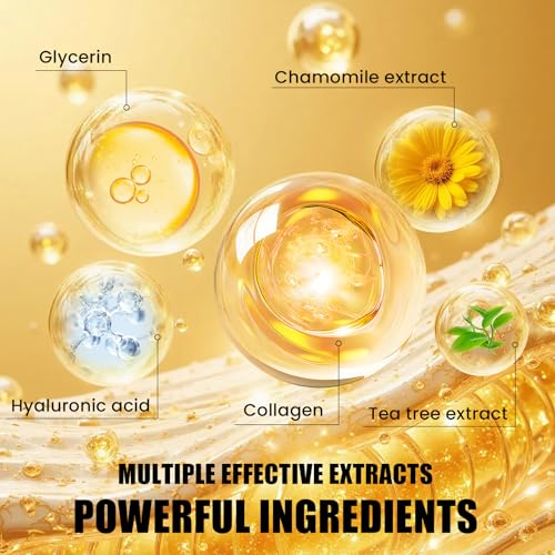  24K Gold Feuchtigkeitsspendende Eye Pad Mask 60 Stück für tägliche Anwendung gegen Tränensäcke, Falten und Dunkle Kreis