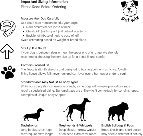 pet wiz Warmes Vierbeiner-Fleece für Hunde – Superweich, wetterfest, in verschiedenen Größen und Farben erhältlich (Koralle, Klein)