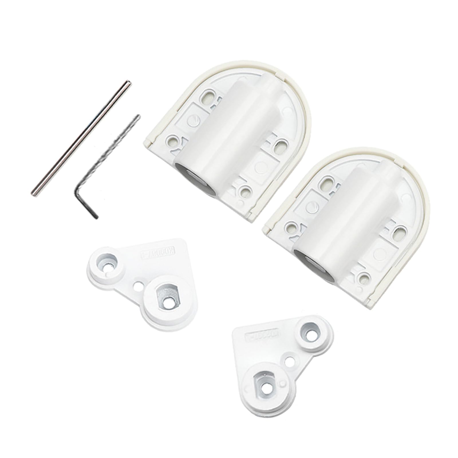 Hochklappbare Schrankscharniere aus ABS und Metall, White