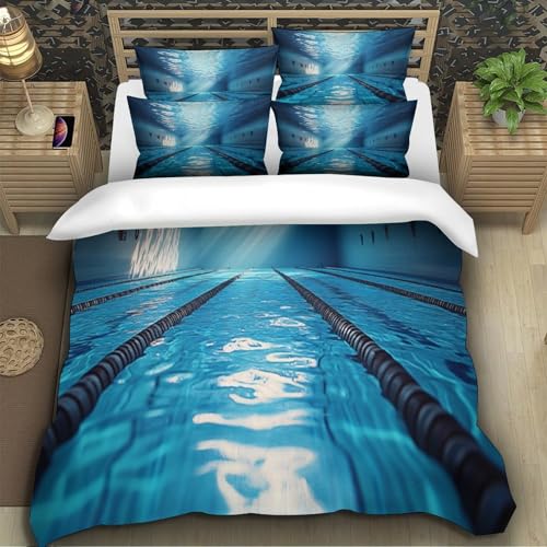 Housse de couette super king size lit double imprimé tropical