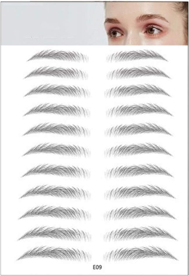 4D Hair-like Authentic Eyebrow, Imitation Ecological Natural Tattoo Eyebrow Stickers False Eyebrows Waterproof Lasting Makeup Grooming Shaping Brow Shaper