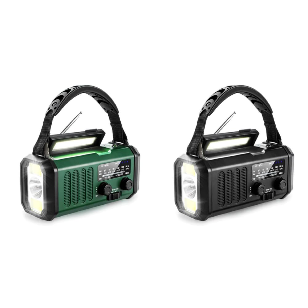 Ręczne korba ratunkowa latarka 20000 mAh Solar Survival Radio z lampą odczytu SOS Alarm dla pochodni kempingowych