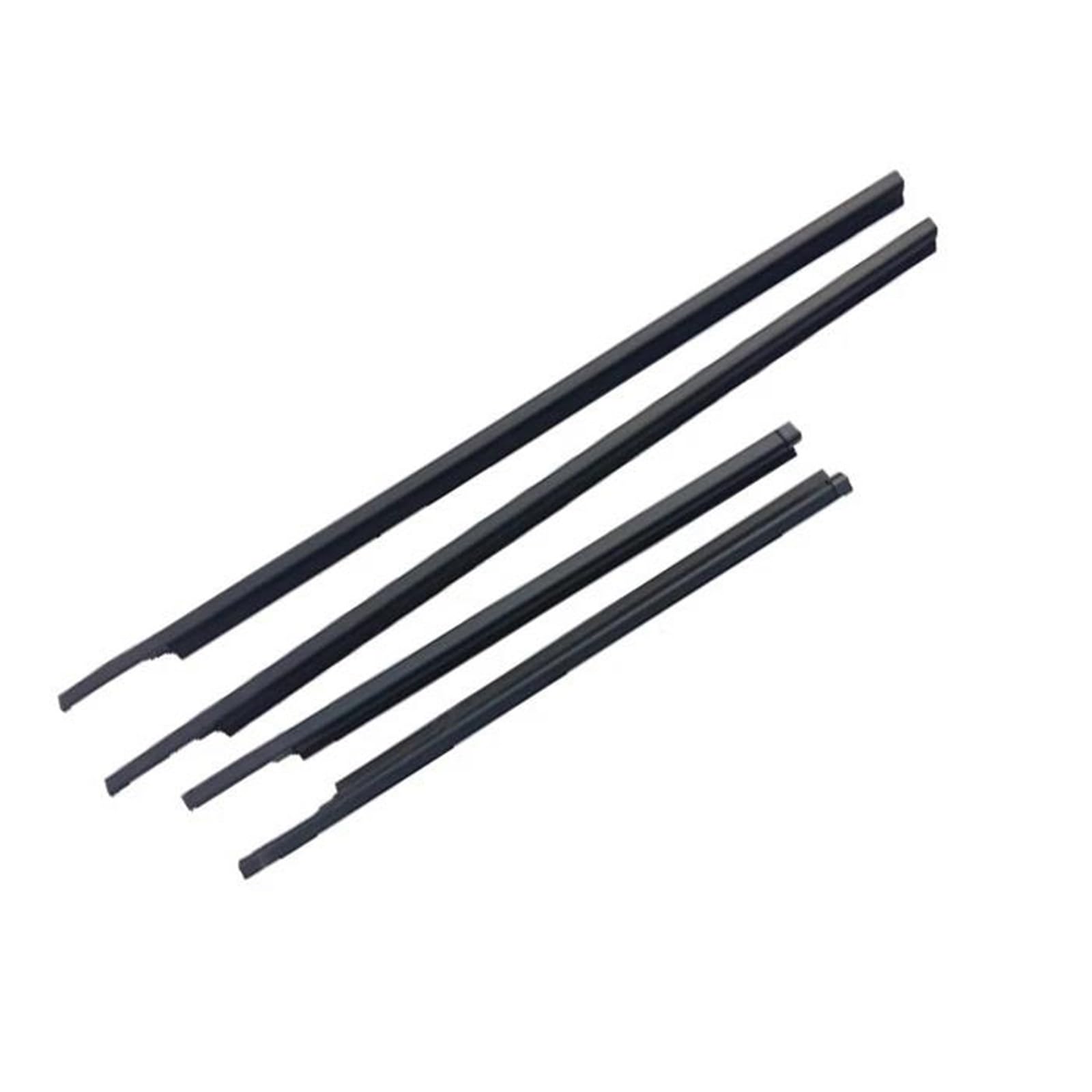 Yijiavsx One Color Car Weather Stripping For Suzuki Sx4 Hatchback 83811-56K00-000 Moulding Door Belt Line 4 Pieces Outside Window Glass Rubber
