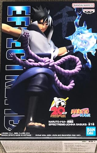 Banpresto Figura de Accion Sasuke Uchiha Naruto Shippuden – Effectreme 13 cm BP19289 Multicolor, M