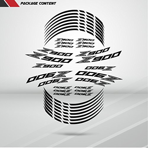 Matte Verde Ruote Moto Cerchione Decalcomanie