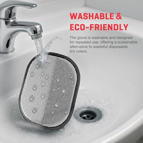 Fellmagnet, Fell Magnet Handschuh, Tierhaarentferner handschuh, Tierhaarentferner, Macht Hauskatzen weicher und geschmeidiger, Wiederverwendbare Fellpflegehandschuhe für Haustiere