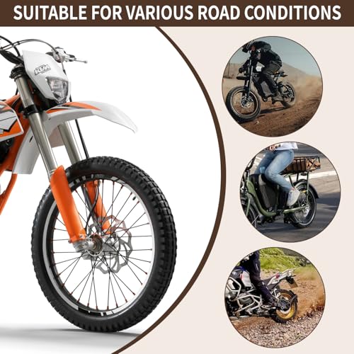 Image of 2 Pack 2.75 /3.00-21 inch Heavy Inner Tube, 80 /100-21(300 /325-21) Inner Tube | 21 Inch Inner Tube, for Dirt Bike, Pit Bike and More