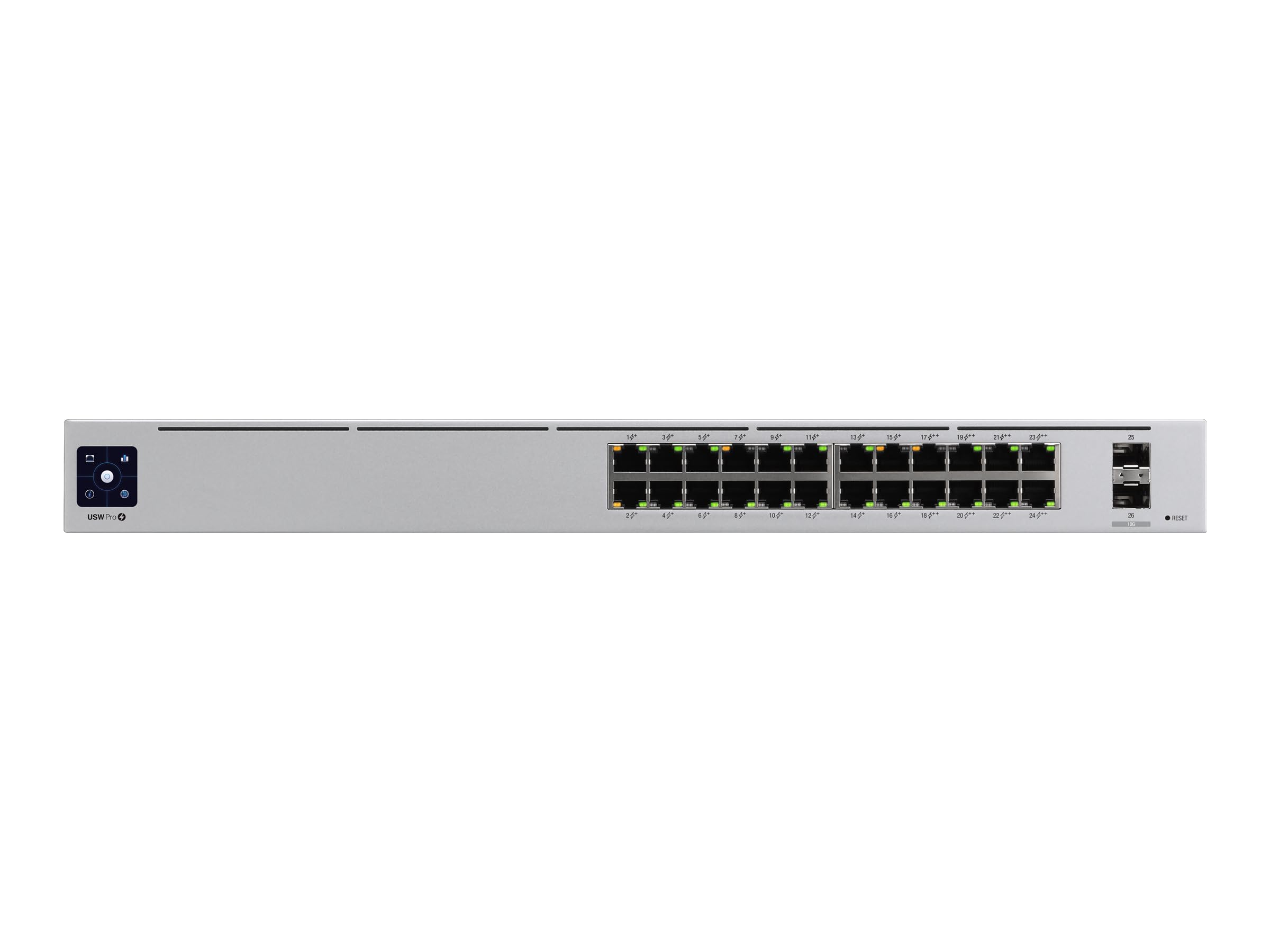 Ubiquiti Unifiswitch Pro 24 Rackmount Gigabit Managed Switch, 24x RJ-45, 2x Sfp+, Poe++, Gen2 (usW-PrO-24-Poe)