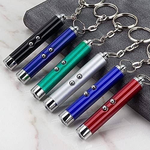 Foto von 6 Stück LED Pointer Katzen Hund Spielzeug, Interaktives Fangspiel für Katzen, Taschenlampe Light Licht für Haustiere Trainingsgerät, Nachtbeleuchtung Cat Chase Toys