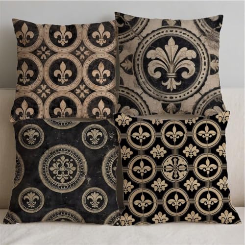Housse coussin extérieur imperméable 50x50cm avec impression double face - 3
