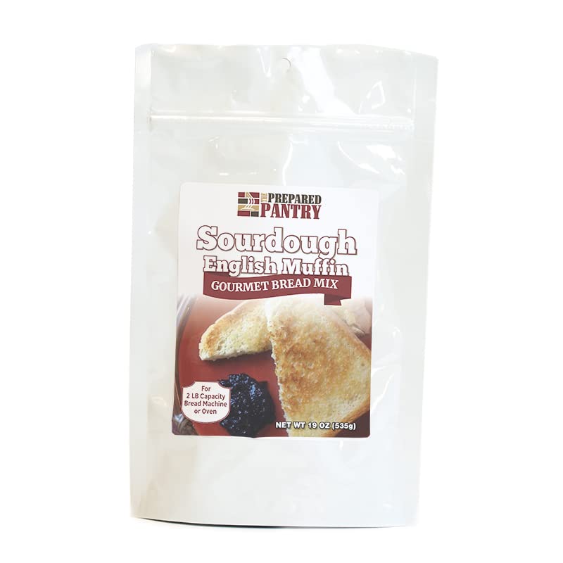 The Prepared Pantry Sourdough English Muffin Bread Mix; Single Pack; For Bread Machine or Oven