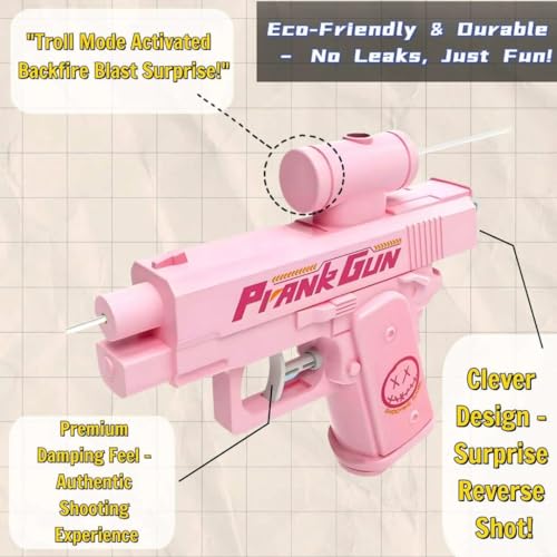 Image of Holi Quad Prank Blaster Water Gun | with Free Balloons | Prank Your Friends with This Unique Water Gun for Holi| (Assorted) | PoPo Toys