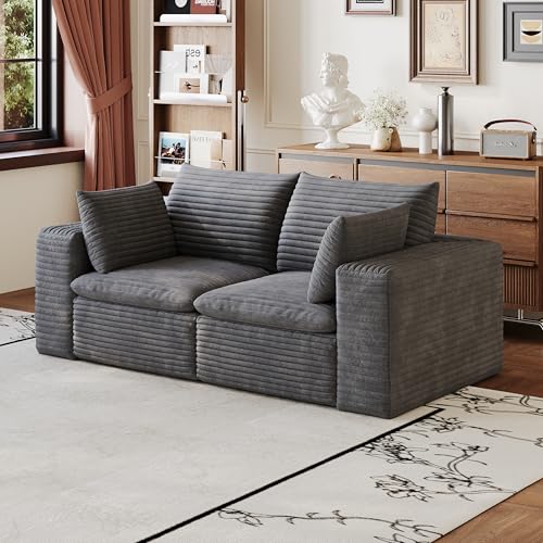 Sofá modular de 180 cm ideal para salón de apartamento y dormitorio 6