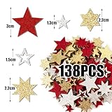 Zoom IMG-1 bofunx 138pcs ornamenti natalizi con Zoom IMG-1 bofunx 138pcs ornamenti natalizi con