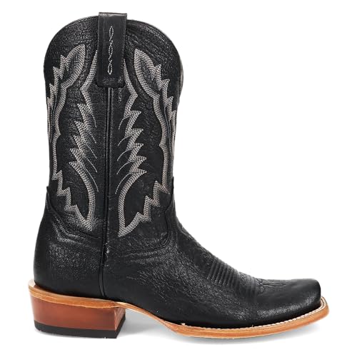 Dan Post Men's Boerne Western Boot, Black, 8.5