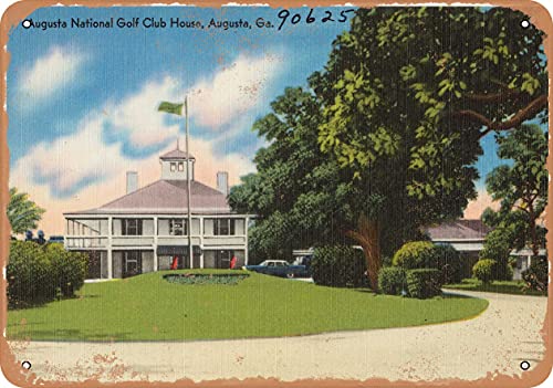 7 x 10 METAL SIGN - Georgia Postcard - Augusta