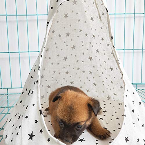 Tenda/Amaca Per Gatti A Forma Di Cono - Traspirante, Morbida, Per Gabbie O Appesa, Colori Casuali - Foto 9
