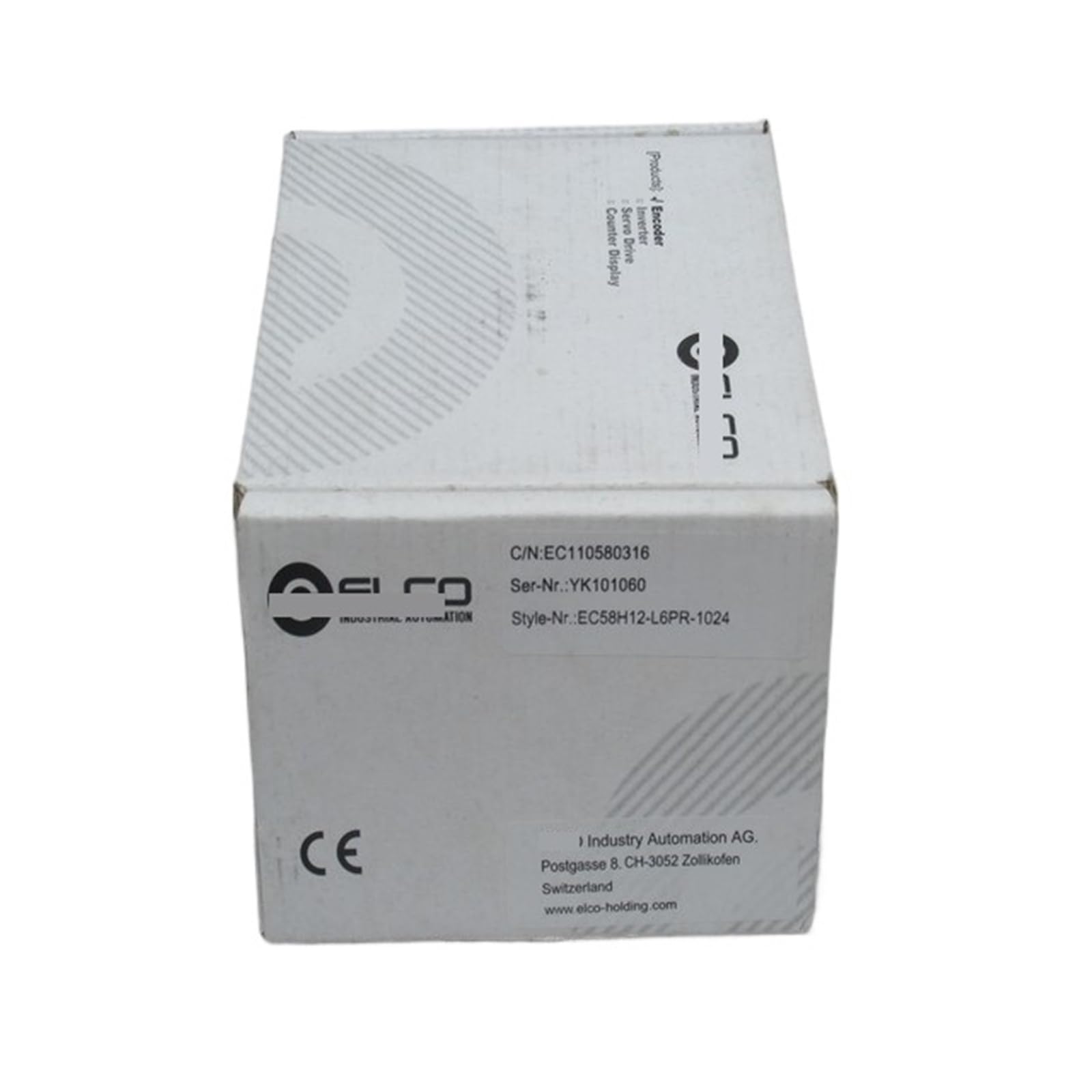 CHBMSS Spindle Rotary Encoder, EC58H12-L6PR-1024, Hollow Shaft Encoder Original