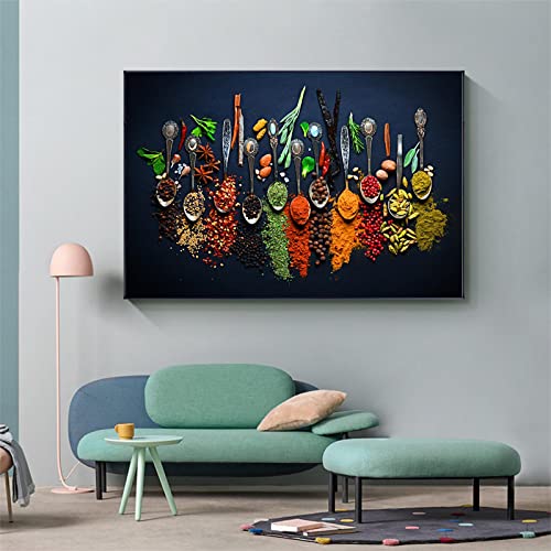 Affiches et Impressions pour Salon Décor Cuisine Tableau Pizza Grand Format - 3