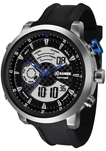 Relógio X Games Masculino Ref: Xmspa015 P2px Anadigi Prateado