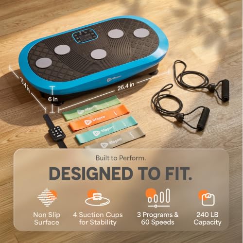 Image of Lifepro Rumblex 4D Vibration Plate Exercise Machine with 7 Training Modes