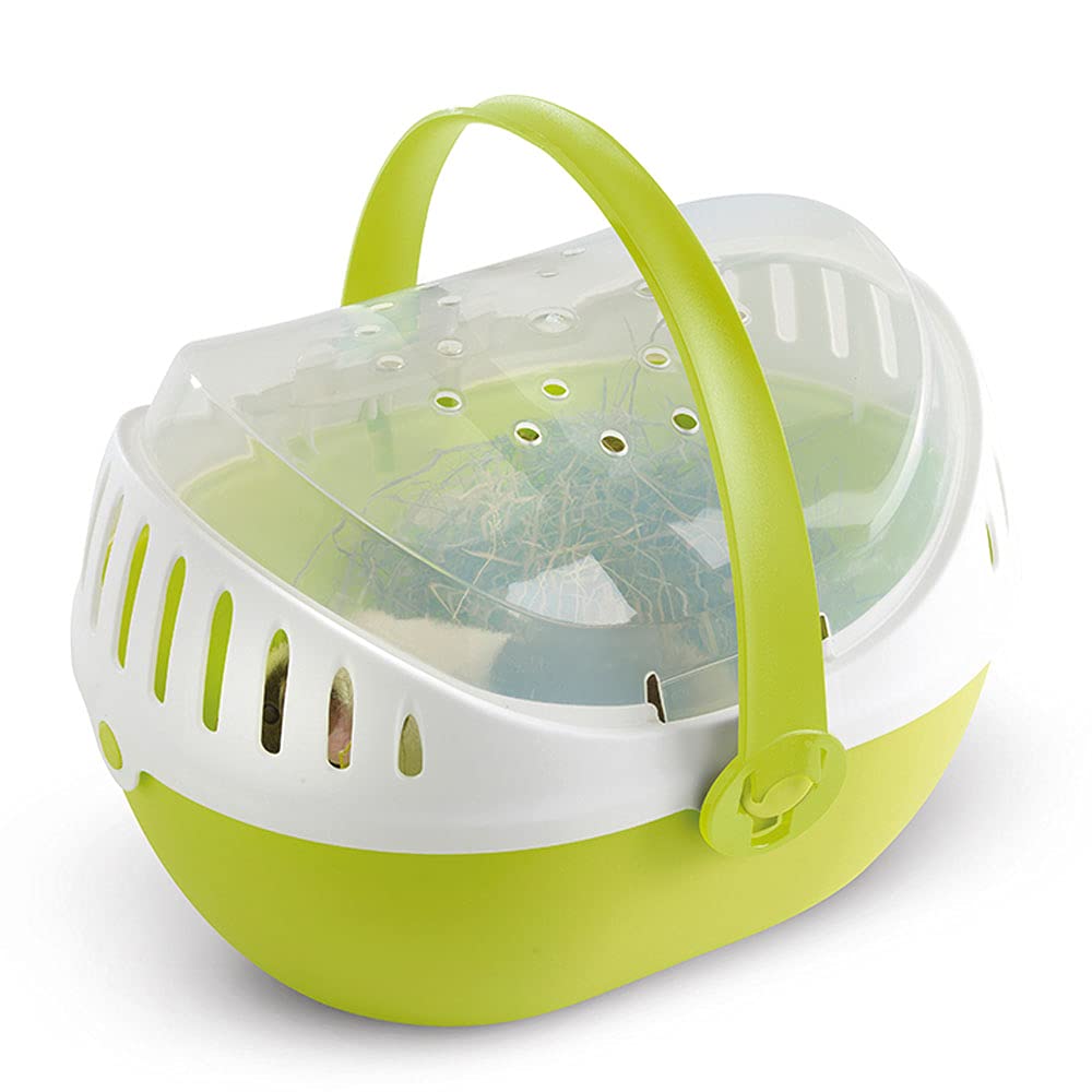 Transportín para roedores Elmo Grande 30 cm | Transportín para Mascotas pequeñas - Trasportín para hámsteres y Otros pequeños roedores según disponibilidad