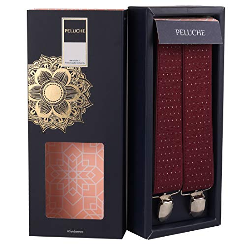 Image of Peluche Steaming Polka Dot Suspenders (3.5cm Strap Width Elastic)
