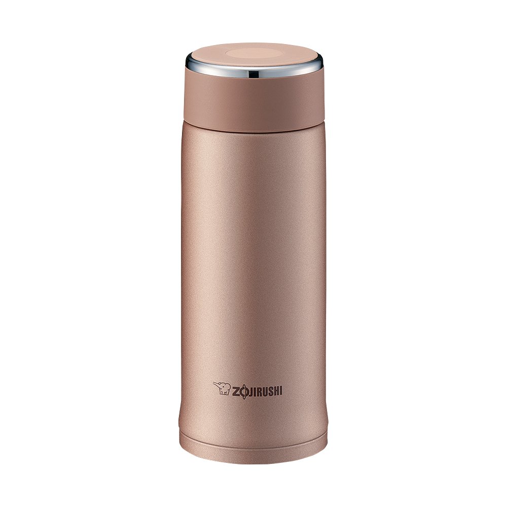 Zojirushi SM-ZB36-VM Bouteille D'eau, à Vis, Tasse En Acier Inoxydable, Sans Couture, 360 Ml, Lilas Violet