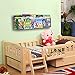 NIUBEE 24-Inch Acrylic Kids Floating Bookshelves, 2-Pack, Wall Mounted Clear Shelves for Kids' Growing Book Collections in Nurseries/Bedroom/Playrooms