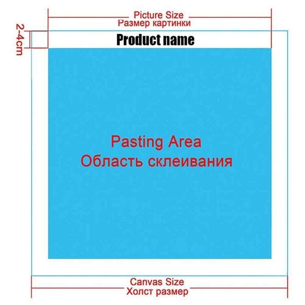 GuoPi Photo Personnalisée Diamant Broderie 5D Diy Diamond Painting